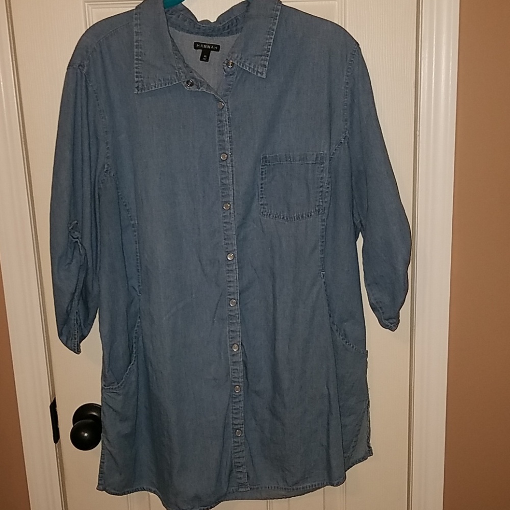 Denim tunic